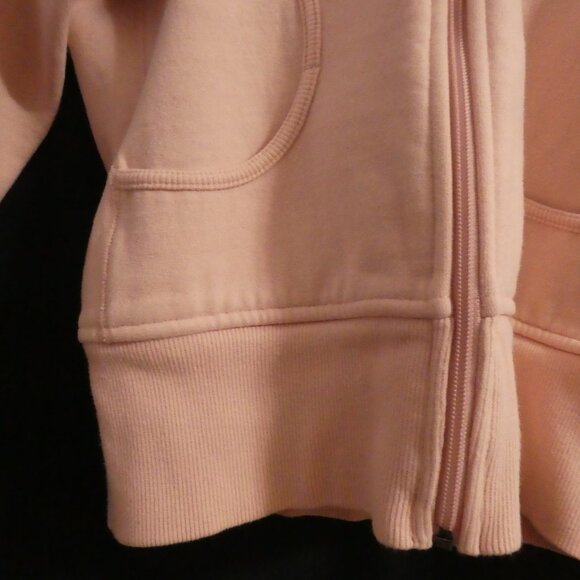 LULULEMON ATHLETICA | 17 pit to pit measured | Classic Pink Scuba Zip-Up Hoodie - Picture 9 of 16
